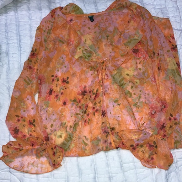 Wild Fable Ruffle Duster Jacket - Picture 5 of 5